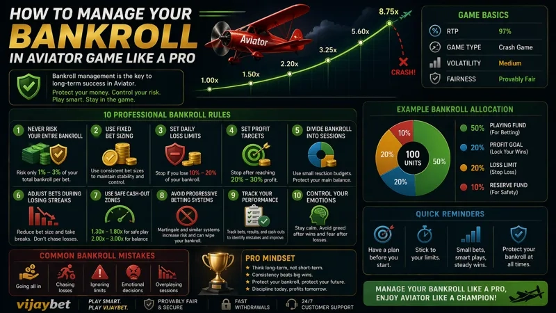 How to Manage Aviator Bankroll Like a Pro